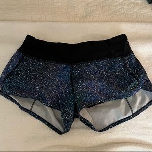 Galaxy blue lululemon size 4 shorts